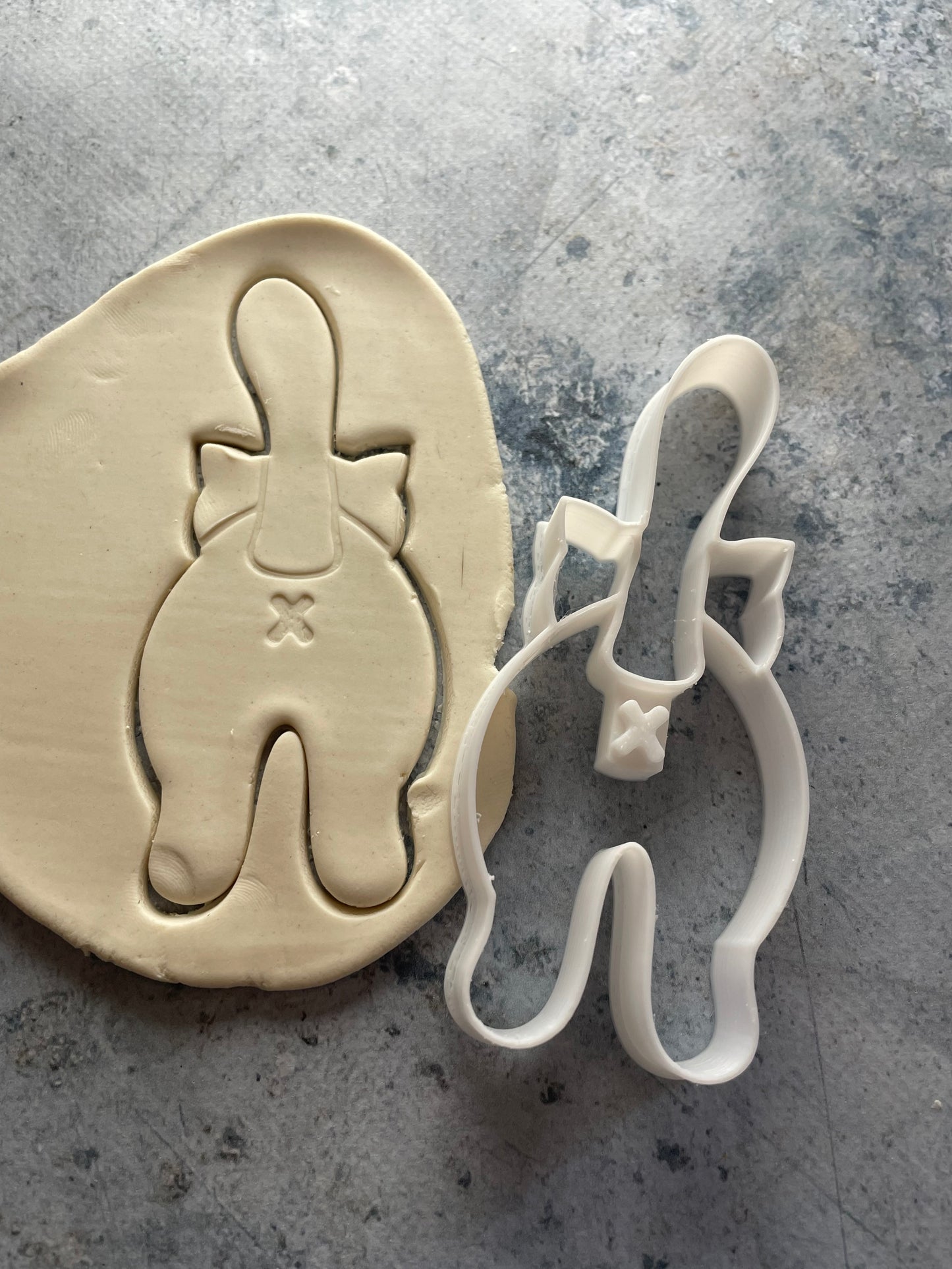 Emporte pièce Fesses chat- Forme - pour la réalisaton de biscuit sablé, patisserie, pate à sucre -Décoration gateau-Fait maison- ELACE