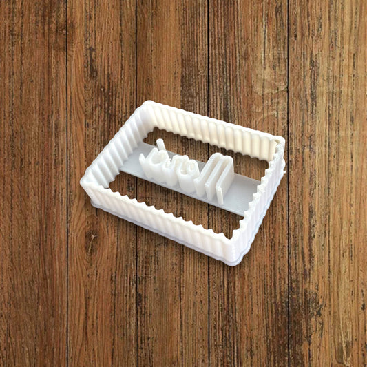 Emporte-pièce Merci - pâte à sucre, pâte à modeler-Décoration gâteau-Fait maison-France 3D