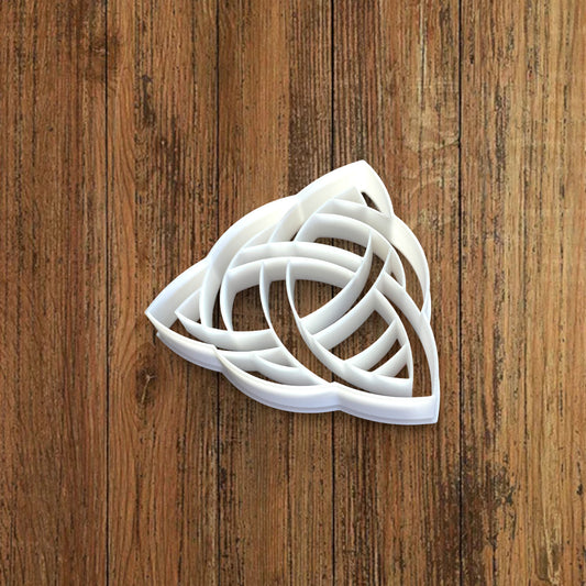 Emporte-pièce Triquetra Celtic - pâte à sucre, pâte à modeler-Décoration gâteau-Fait maison-France 3D