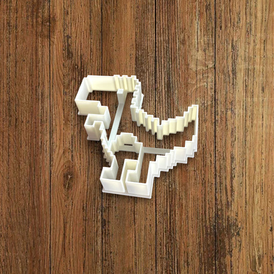Emporte-pièce - Dino pixel art - pâte à sucre, pâte à modeler-Décoration gâteau-Fait maison-France 3D