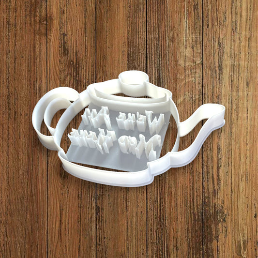 Emporte-pièce Théière We're all mad here - Alice in Wonderland - pâte à sucre, pâte à modeler-Décoration gâteau-Fait maison-France 3D