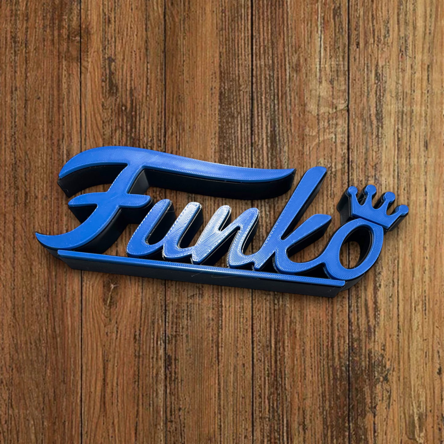 🦖 Plaque Murale 3D Funko dim 20x7cm - Logo Geek & Pop Culture