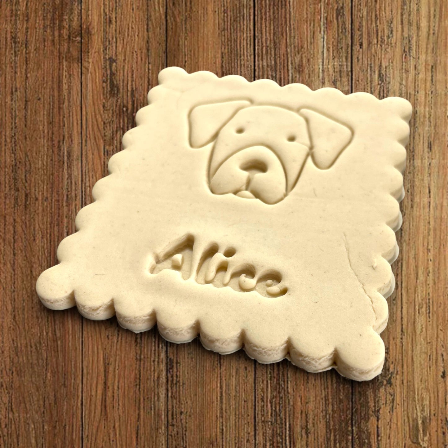 Emporte-pièce Animal Chien à personnaliser dim 7x6.5cm - biscuits sablés pâte à modeler-Décoration gâteau-Fait maison-France 3D