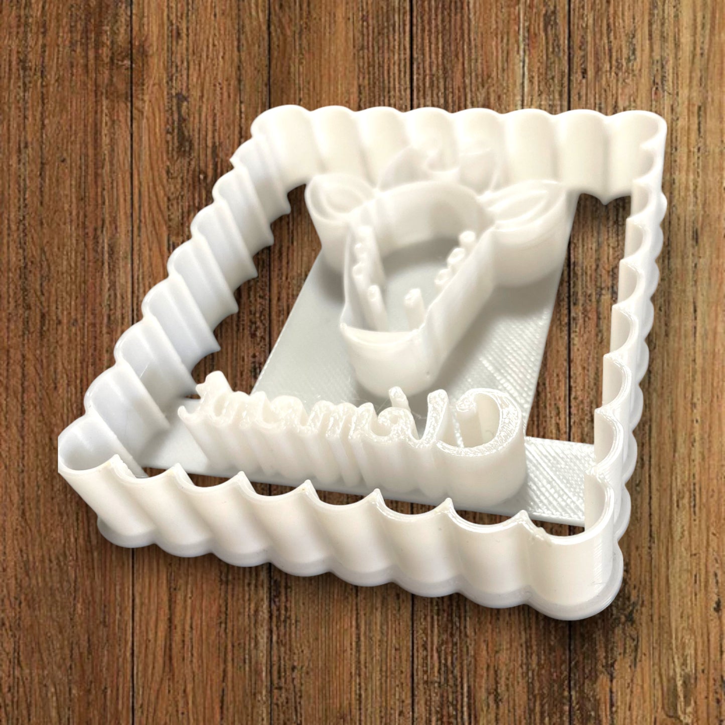 Emporte-pièce Animal Girafe à personnaliser dim 7x6.5cm - biscuits sablés pâte à modeler-Décoration gâteau-Fait maison-France 3D