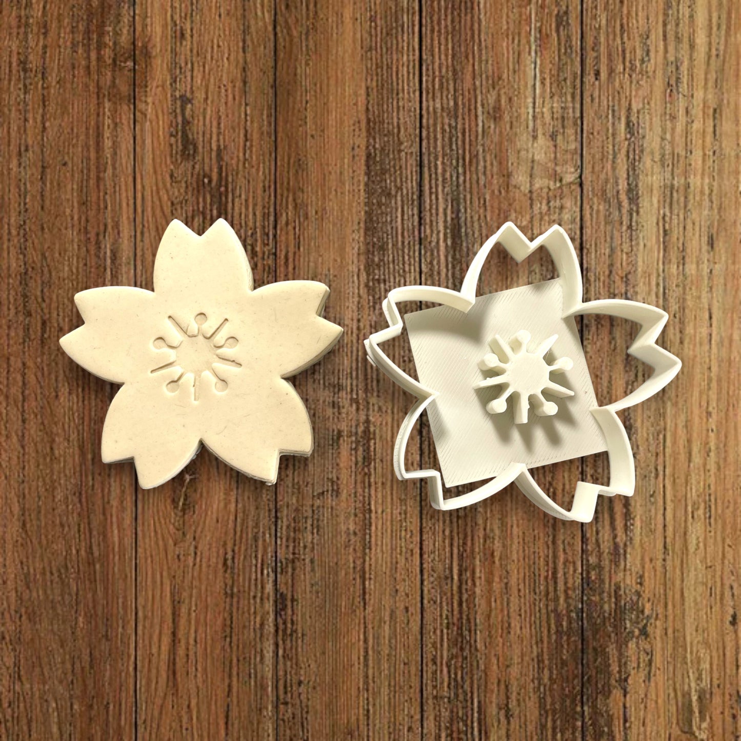 Emporte-pièce fleur Frangipanier- dim 9x9cm - pour réalisation biscuits sablés -Décoration gâteau-Fait maison-France 3D