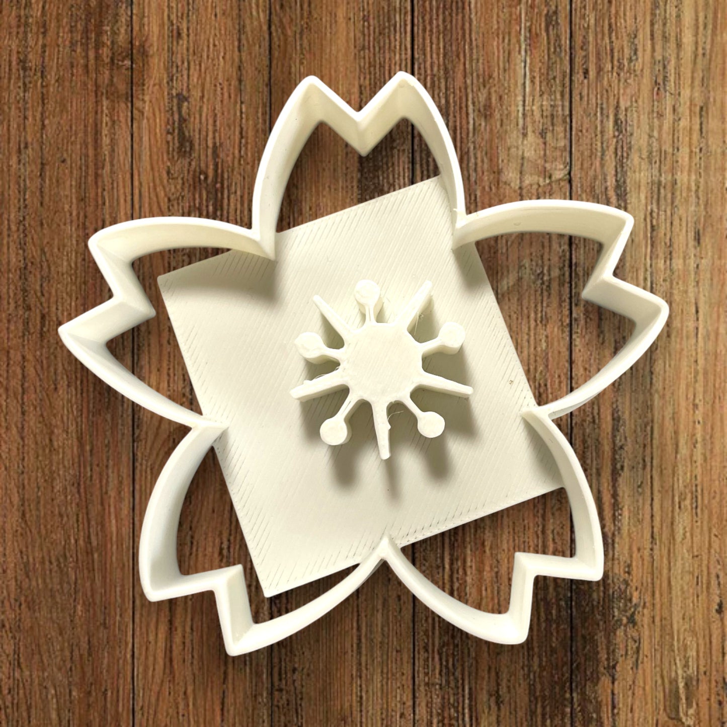 Emporte-pièce fleur Frangipanier- dim 9x9cm - pour réalisation biscuits sablés -Décoration gâteau-Fait maison-France 3D