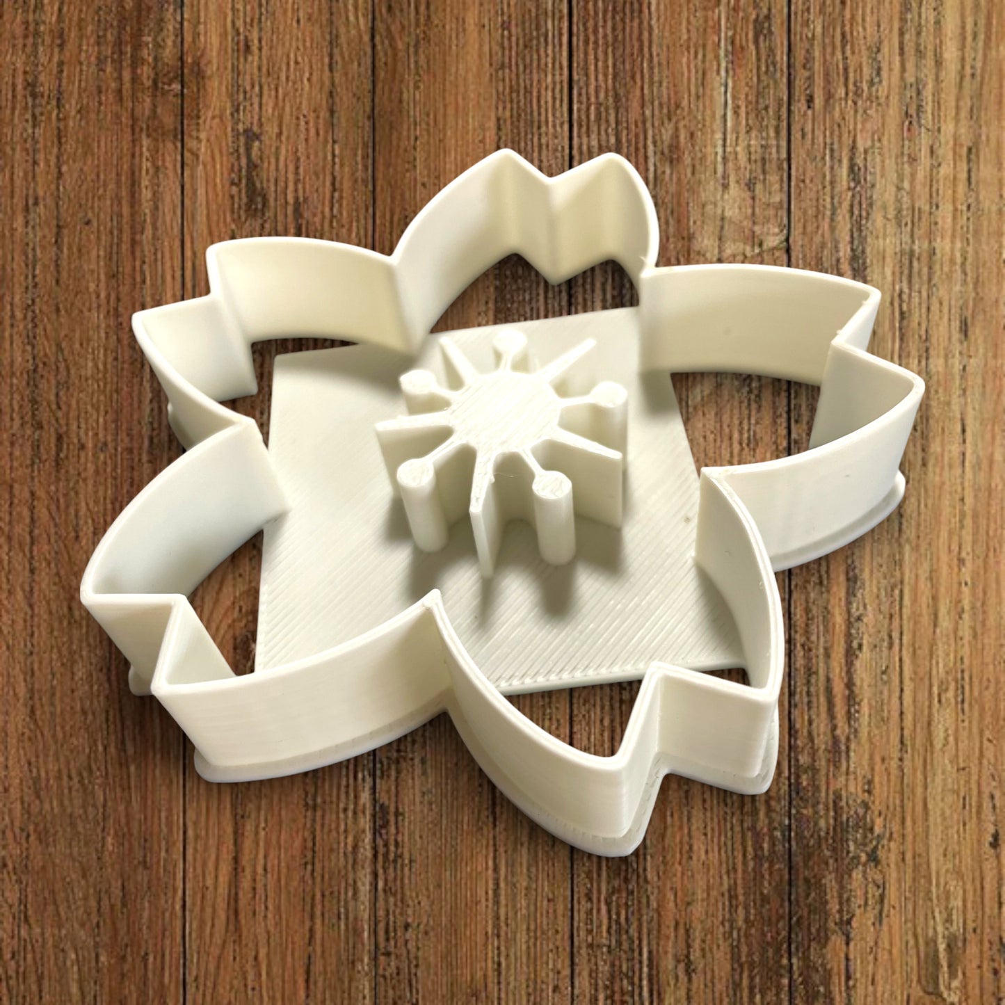 Emporte-pièce fleur Frangipanier- dim 9x9cm - pour réalisation biscuits sablés -Décoration gâteau-Fait maison-France 3D