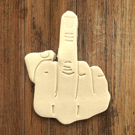 Emporte-pièce doigt honneur - dim 10x8cm - pour réalisation biscuits sablés -Décoration gâteau-Fait maison-France 3D