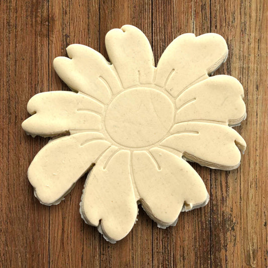 Emporte-pièce fleur Marguerite - dim 8x9 cm - pour réalisation biscuits sablés -Décoration gâteau-Fait maison-France 3D