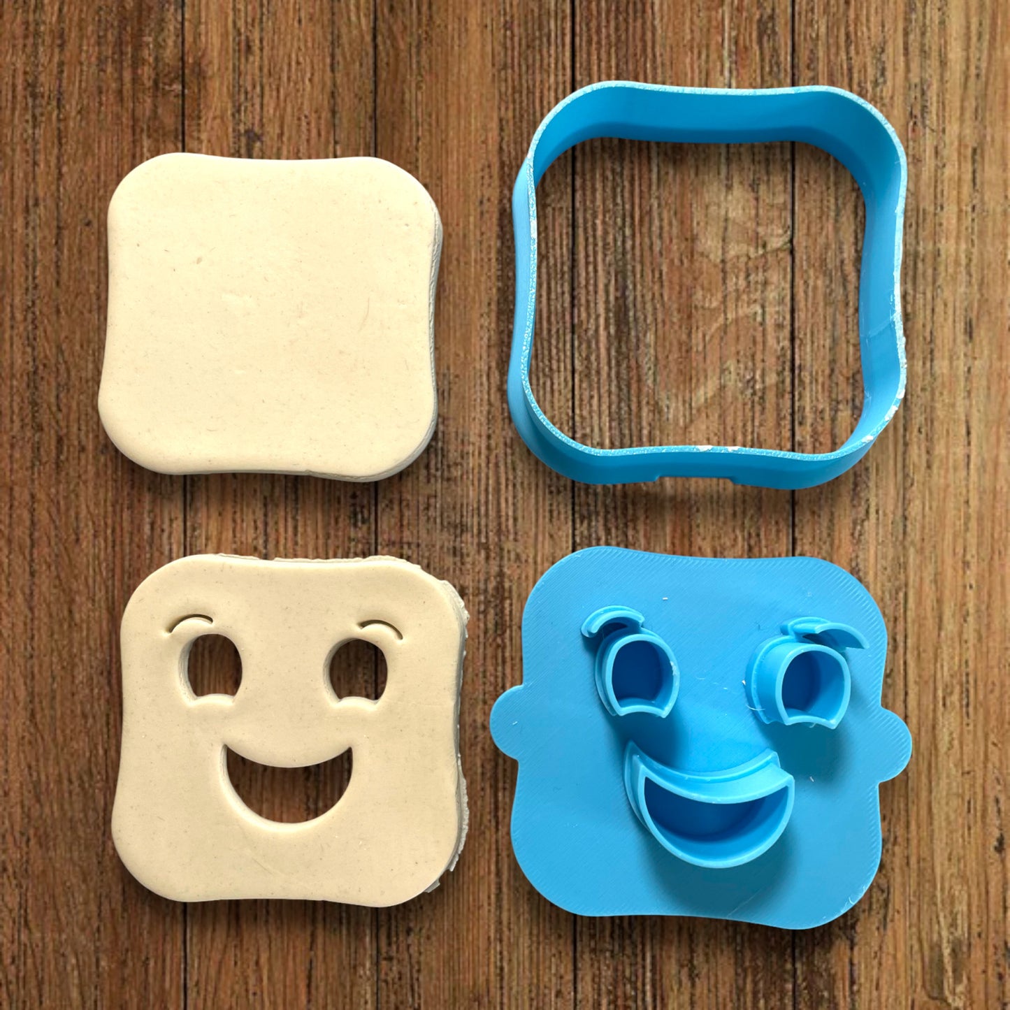 Emporte-pièce kit BN 2 en 1 - dim 6.x5x6.5cm - pour réalisation biscuits sablés -Décoration gâteau-Fait maison-France 3D