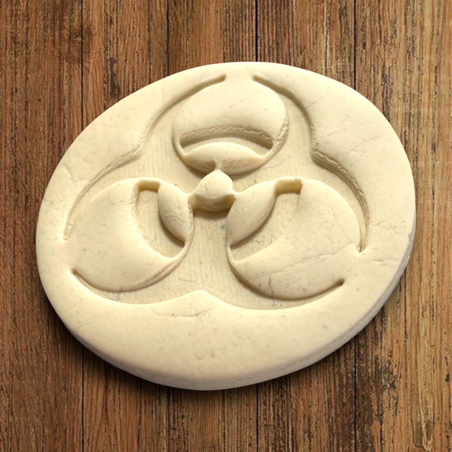 Emporte-pièce Logo Biohazard - dim 5.5cm - pour réalisation biscuits sablés -Décoration gâteau-Fait maison-France 3D