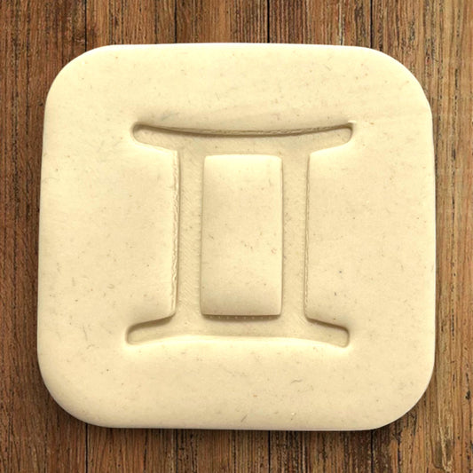 Emporte-pièce Signe Astrologie Gemeaux dim 5x5 cm - pour réalisation biscuits sablés -Décoration gâteau-Fait maison-France 3D