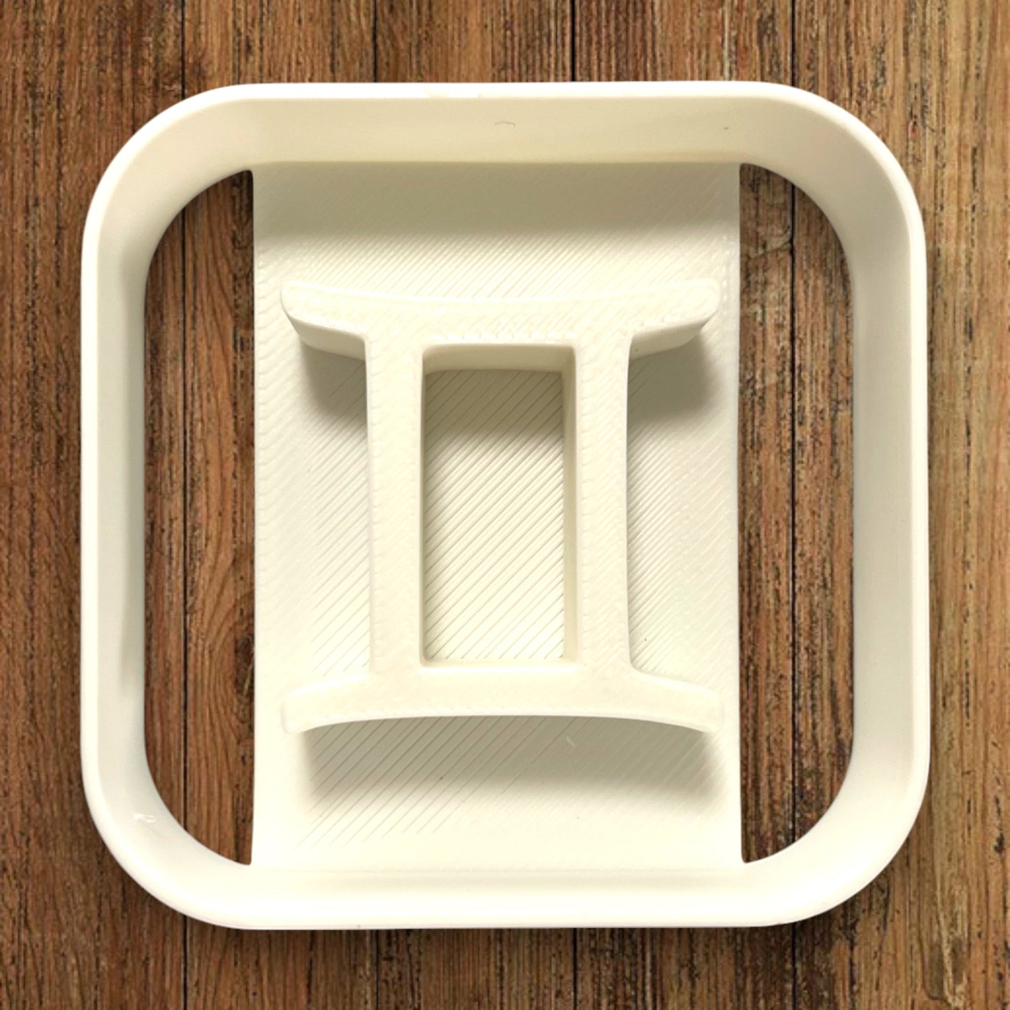 Emporte-pièce Signe Astrologie Gemeaux dim 5x5 cm - pour réalisation biscuits sablés -Décoration gâteau-Fait maison-France 3D