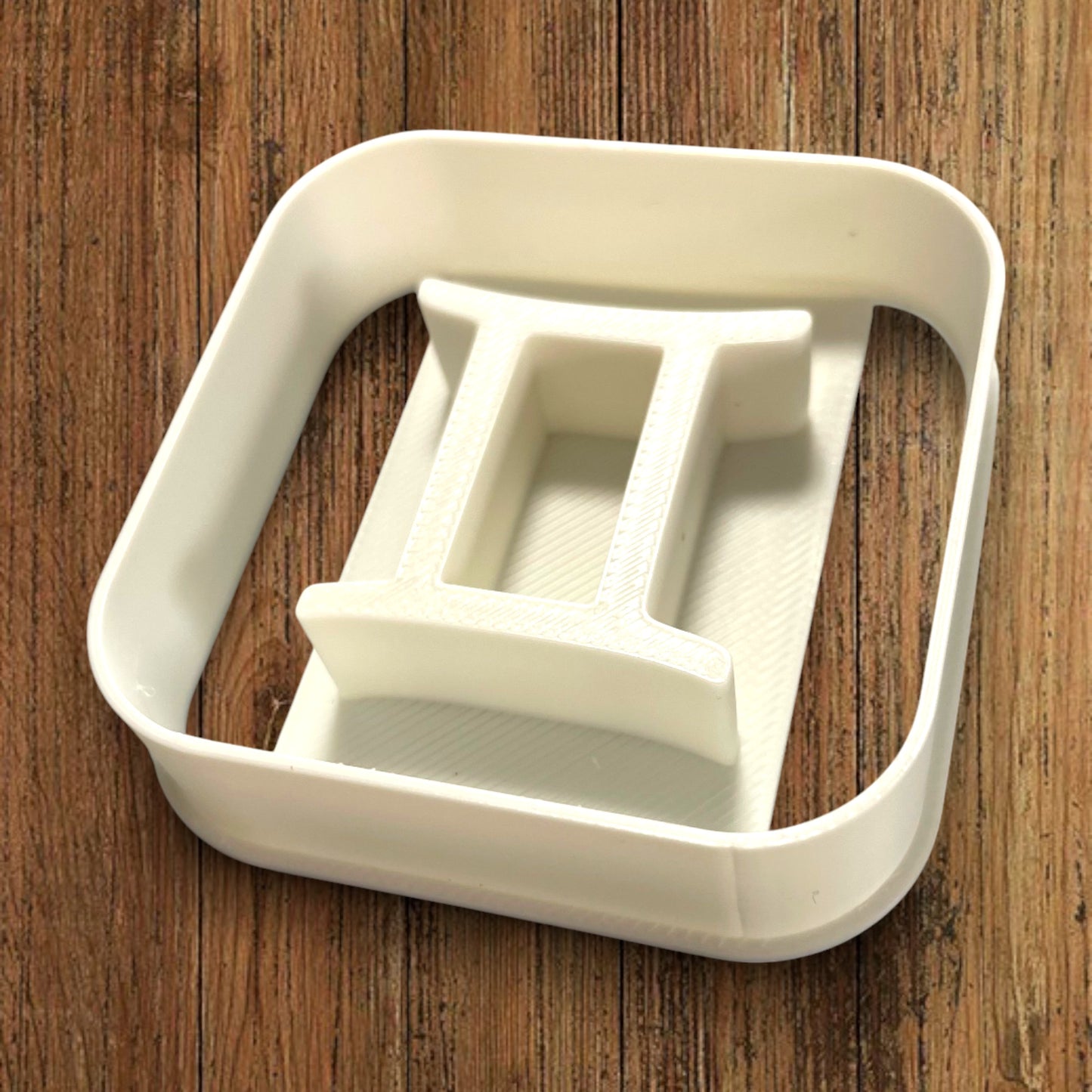 Emporte-pièce Signe Astrologie Gemeaux dim 5x5 cm - pour réalisation biscuits sablés -Décoration gâteau-Fait maison-France 3D