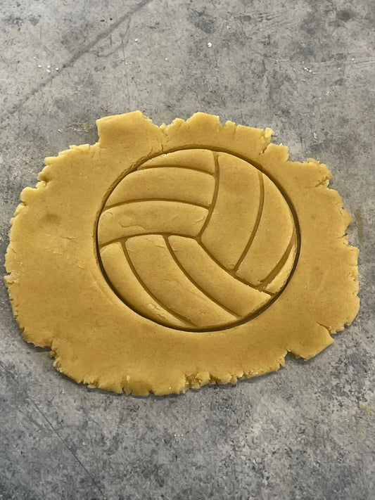 Emporte pièce ballon volley ball - Forme - pour la réalisaton de biscuit sablé, patisserie, pate à sucre -Décoration gateau-Fait maison- ELACE