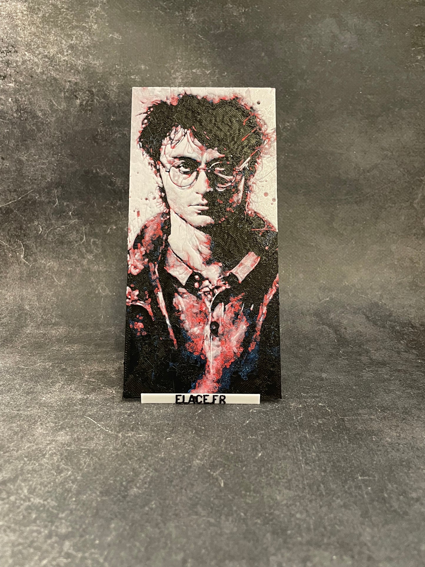 Marque Page artistique thème Harry Potter - cadeau , collection ,livre - fait main - ELACE