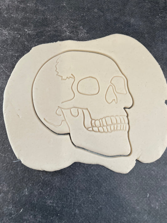 Emporte pièce tête de mort crane - Forme - pour la réalisaton de biscuit sablé, patisserie, pate à sucre -Décoration gateau-Fait maison- ELACE
