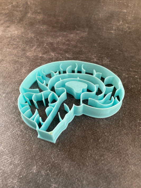 Emporte pièce cerveau humain - Forme - pour la réalisaton de biscuit sablé, patisserie, pate à sucre -Décoration gateau-Fait maison- ELACE
