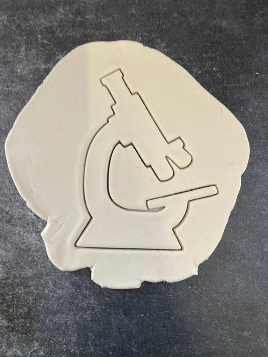 Emporte pièce Microscope - Forme - pour la réalisaton de biscuit sablé, patisserie, pate à sucre -Décoration gateau-Fait maison- ELACE