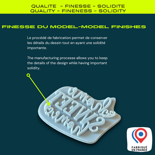 Tampon Born To Be A Princess pour fondant, glaçage, pâte à sucre, cupcake Décoration gateau Fait maison ELACE