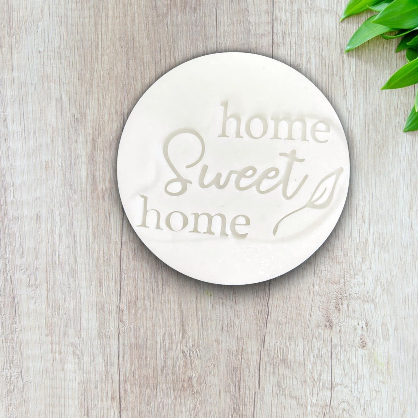 Tampon Home Sweet Home pour fondant, glaçage, pâte à sucre, cupcake Décoration gateau Fait maison ELACE