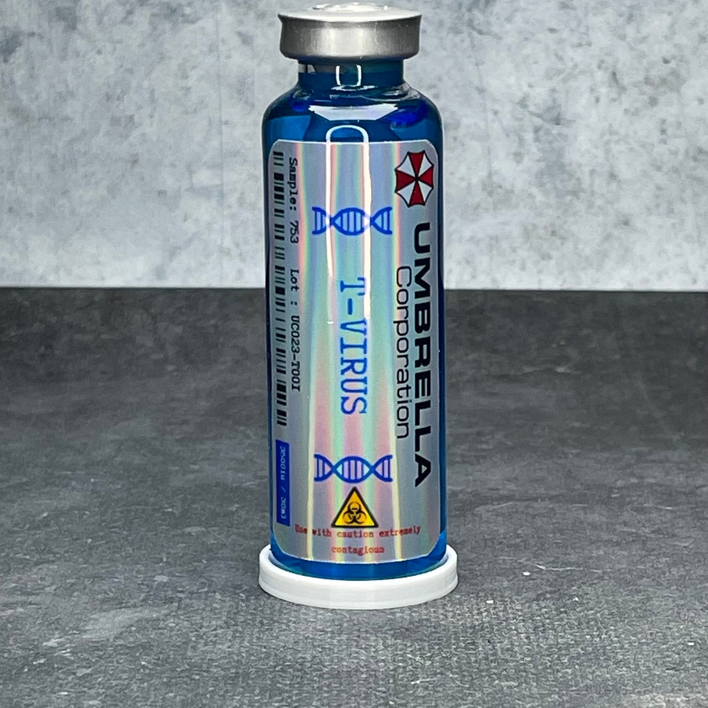 ELACE Fiole Virus 01 T Virus Resident Evil Représentation d'un Virus pour Utilisation Fan Art Cosplay Collection