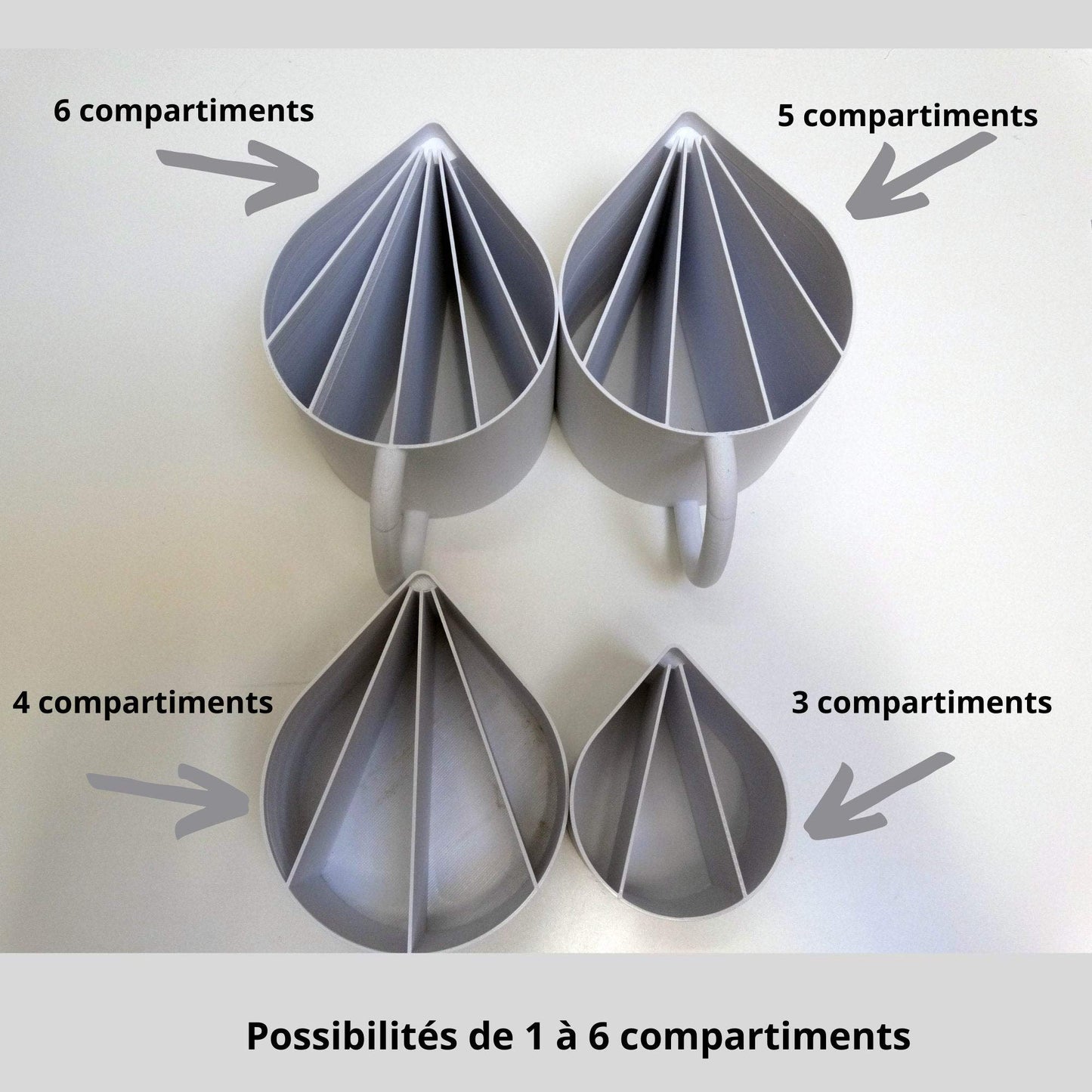 ELACE3D Tasse cup de 60cl 20oz - 5 canaux- VERSION 2021 - pour peinture acrylique liquide fluide, technique acrylique pouring ou coulée - MADE IN FRANCE diy