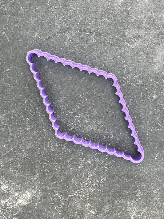 Emporte-pièce forme Losange - Patisserie, sablé, biscuit, pate à sucre, pate à modeler-Décoration gateau-Fait maison-ELACE