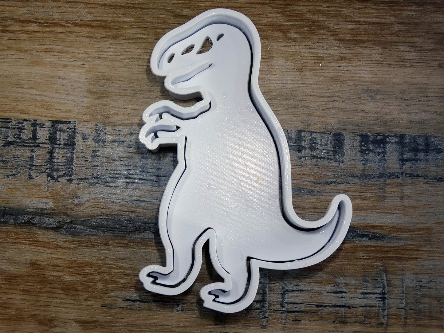 Emporte-pièce et Tampon Dinosaure Tyranosaure Trex Squellette Patisserie, sablé, biscuit, pate à sucre, pate à modeler-Décoration