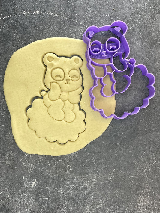 Emporte pièce Ourson nuage - Forme - pour la réalisaton de biscuit sablé, patisserie, pate à sucre -Décoration gateau-Fait maison- ELACE