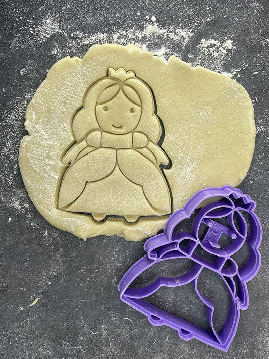 Emporte pièce Princesse - Forme - pour la réalisaton de biscuit sablé, patisserie, pate à sucre -Décoration gateau-Fait maison- ELACE