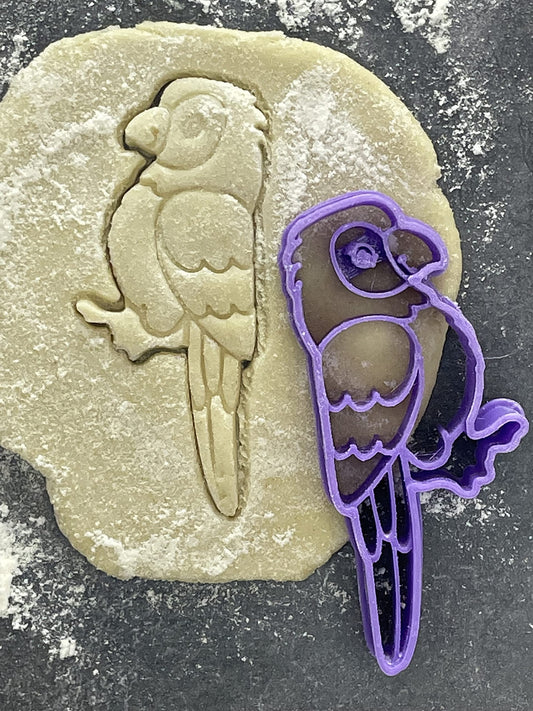 Emporte pièce Perroquet - Animal - pour la réalisaton de biscuit sablé, patisserie, pate à sucre -Décoration gateau-Fait maison- ELACE