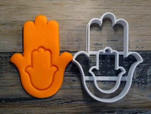 ELACE - Emporte pièce Main Fatma avec mini main - Eid moubarak ramadan Patisserie, sablé, biscuit, pâte à sucre, pâte à modeler-Décoration gâteau-Fait maison-France ELACE3D