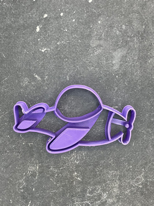 Emporte pièce Avion helice -Vehicule - pour la réalisaton de biscuit sablé, patisserie, pate à sucre -Décoration gateau-Fait maison- ELACE