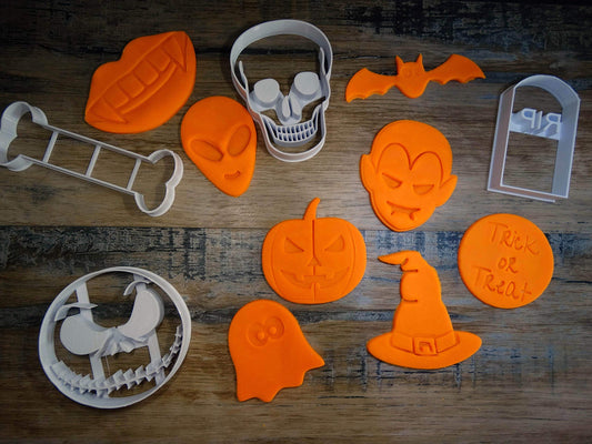 ELACE - Emporte-pièce thème HALLOWEEN motif TOMBE RIP pour la patisserie, sablé, biscuit, pâte à sucre, pâte à modeler-Décoration gâteau-Fait en France ELACE3D