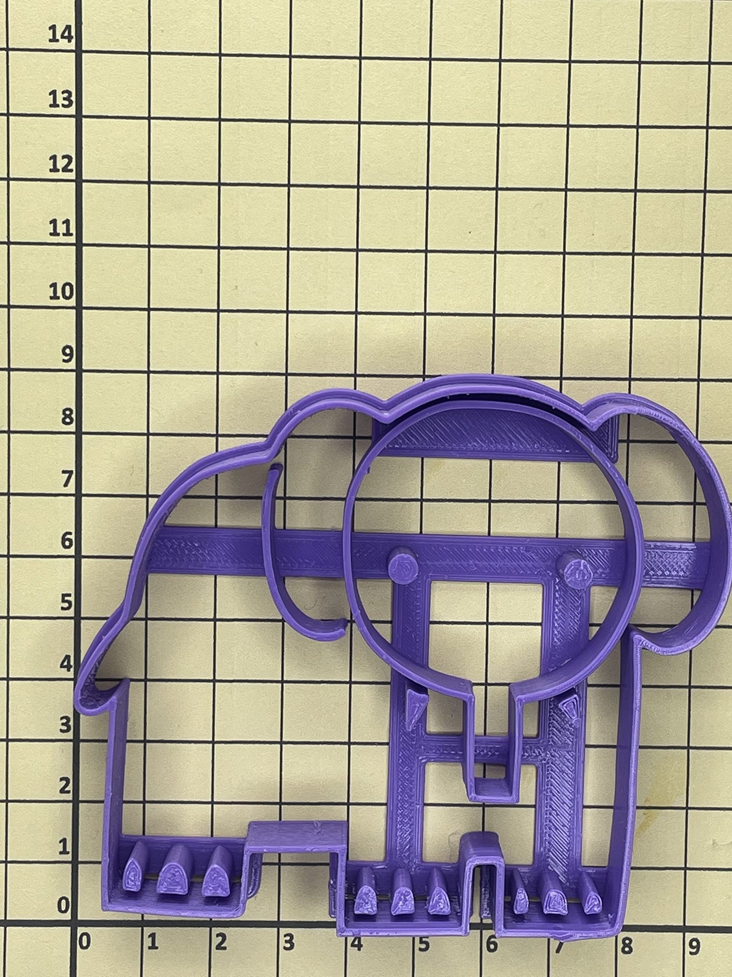 Emporte pièce Elephant - Animal - pour la réalisaton de biscuit sablé, patisserie, pate à sucre -Décoration gateau-Fait maison- ELACE
