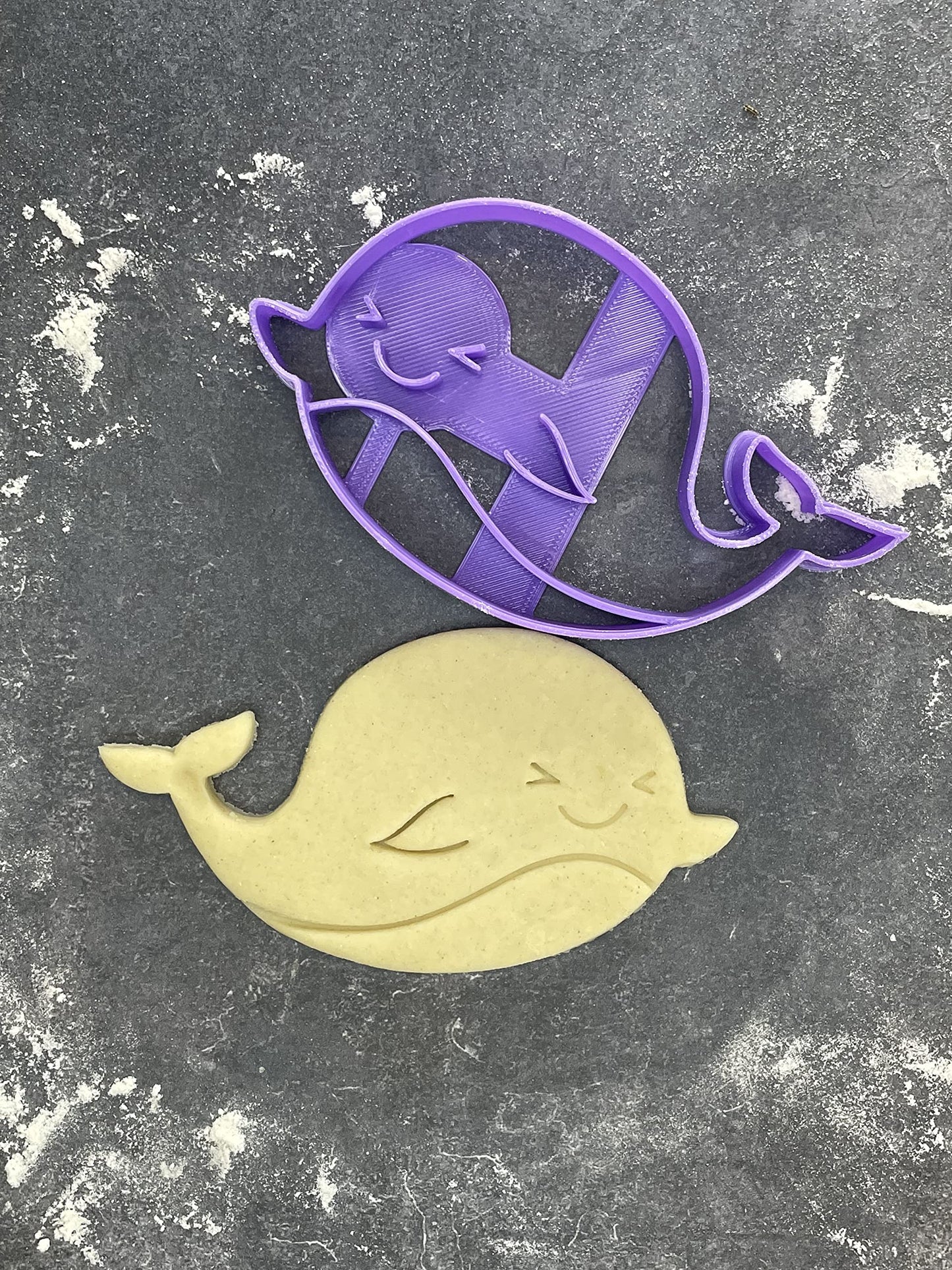 Emporte pièce Baleine - Animal - pour la réalisaton de biscuit sablé, patisserie, pate à sucre -Décoration gateau-Fait maison- ELACE