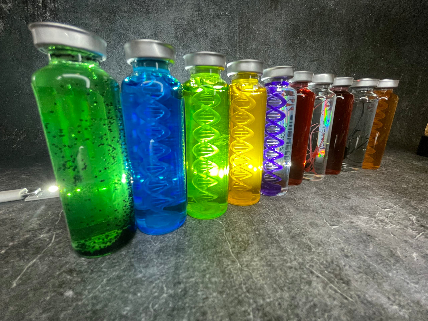 ELACE Fiole inspirée de Breaking Bad Représentation Une Dose de Crystal Meth pour Fan Art Cosplay Collection