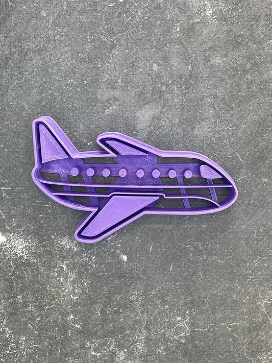Emporte pièce Avion de ligne -Vehicule - pour la réalisaton de biscuit sablé, patisserie, pate à sucre -Décoration gateau-Fait maison- ELACE