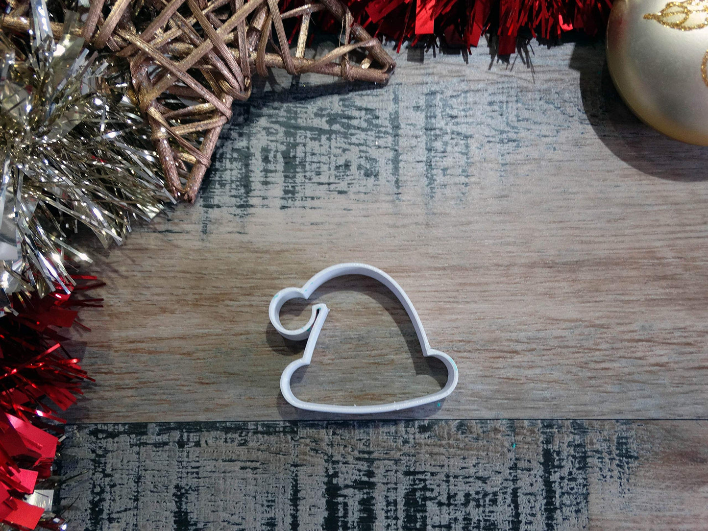 ELACE - Emporte-pièce Noël - Chapeau du père noël- Patisserie, sablé, biscuit, pâte à sucre, pâte à modeler-Décoration gâteau-France 3D