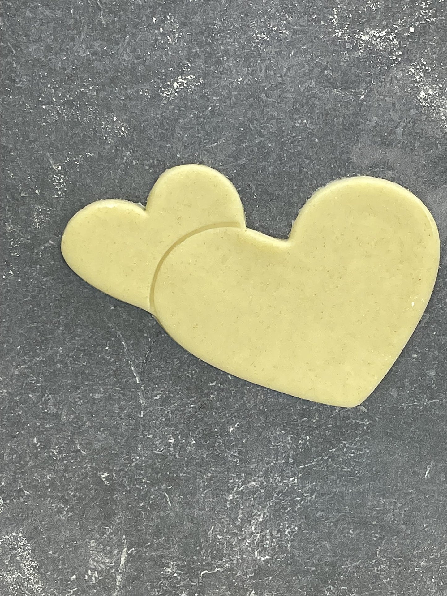 Emporte pièce Cœur double - Forme - pour la réalisaton de biscuit sablé, patisserie, pate à sucre -Décoration gateau-Fait maison- ELACE