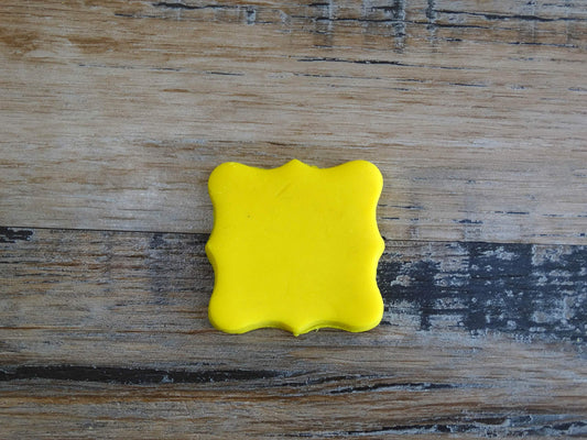 ELACE - Emporte-pièce Elégant carré patisserie, sablé, biscuit, pâte à sucre, pâte à modeler-Décoration gâteau-Fait maison-FR ELACE 3D