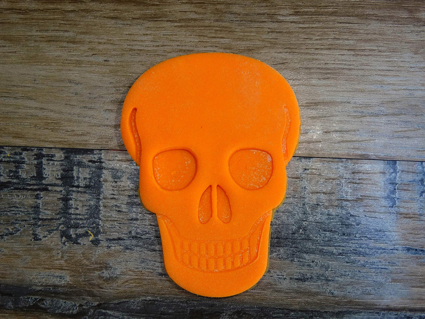 ELACE - Emporte-pièce thème HALLOWEEN motif CRANE TETE DE MORT pour la patisserie, sablé, biscuit, pâte à sucre, pâte à modeler-Décoration gâteau-Fait en France ELACE3D