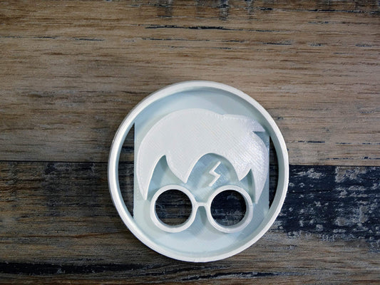 Emporte-pièce Harry Pottter visage- Patisserie, sablé, biscuit, pâte à sucre, pâte à modeler-Décoration gâteau-Fait maison-France ELACE 3D