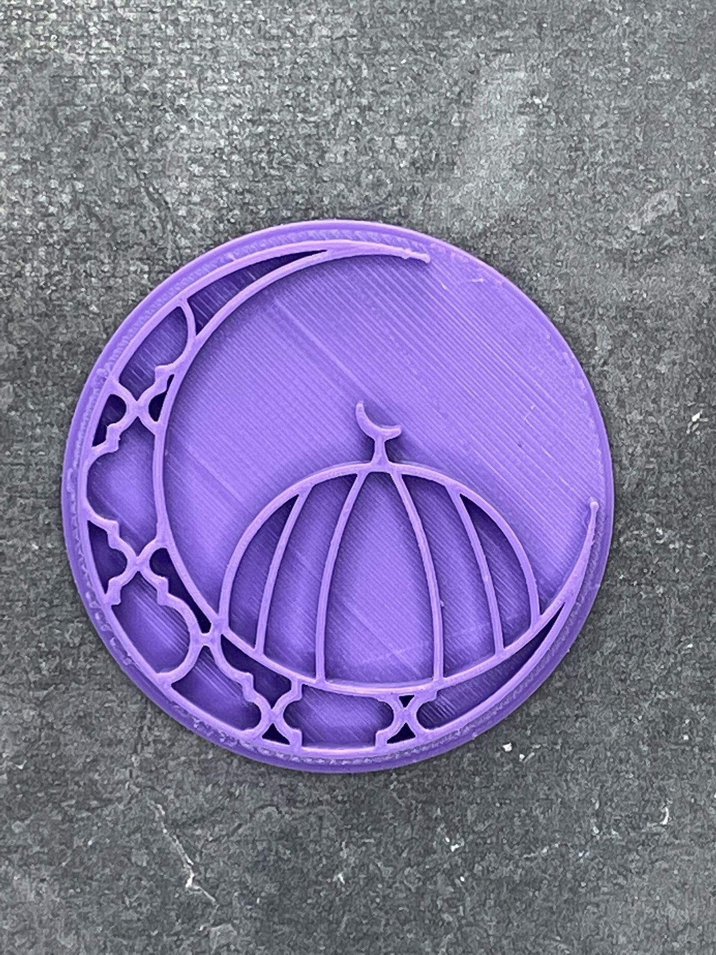 Emporte pièce - Lune + palais - Ramadan - pour la réalisaton de biscuit sablé, patisserie, pate à sucre -Décoration gateau-Fait maison- ELACE