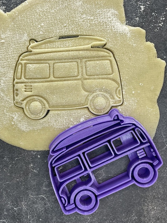 Emporte pièce Combi vw profil -Vehicule - pour la réalisaton de biscuit sablé, patisserie, pate à sucre -Décoration gateau-Fait maison- ELACE