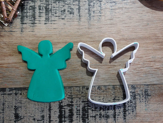 ELACE - Emporte-pièce Noël - Ange - Patisserie, sablé, biscuit, pâte à sucre, pâte à modeler-Décoration gâteau-France 3D