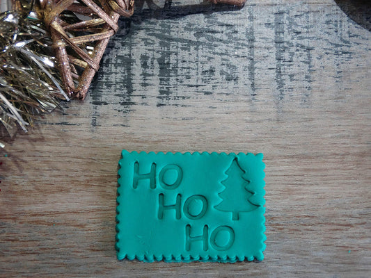 ELACE - Emporte-pièce Noël - Message HO HO HO - Patisserie, sablé, biscuit, pâte à sucre, pâte à modeler-Décoration gâteau-France 3D