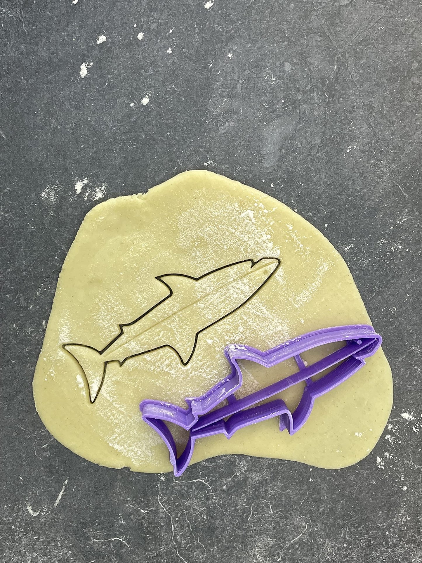Emporte pièce Requin - Animal - pour la réalisaton de biscuit sablé, patisserie, pate à sucre -Décoration gateau-Fait maison- ELACE
