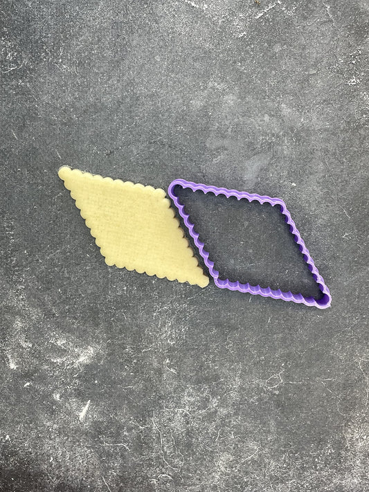 Emporte pièce Losange - Forme - pour la réalisaton de biscuit sablé, patisserie, pate à sucre -Décoration gateau-Fait maison- ELACE